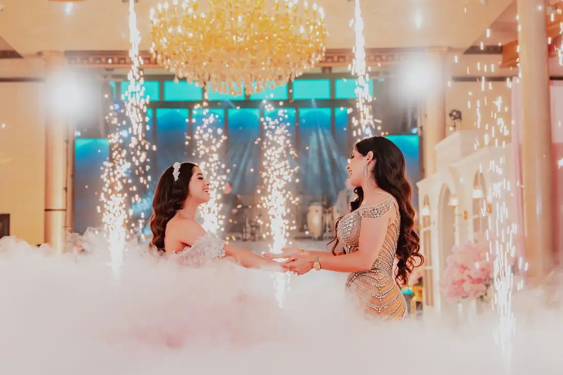Alyssa XV — sparks explosion on the Arelis dance floor