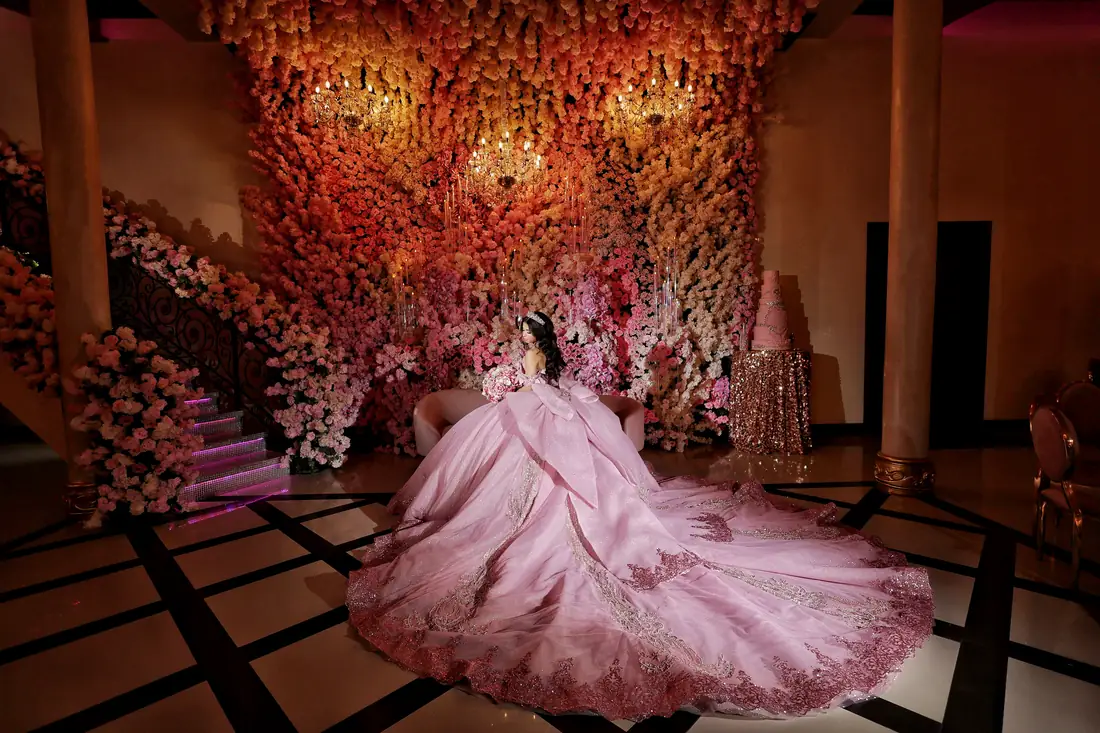 Waltz with sparks and clouds at Arelis Celebration Hall, Mission Texas