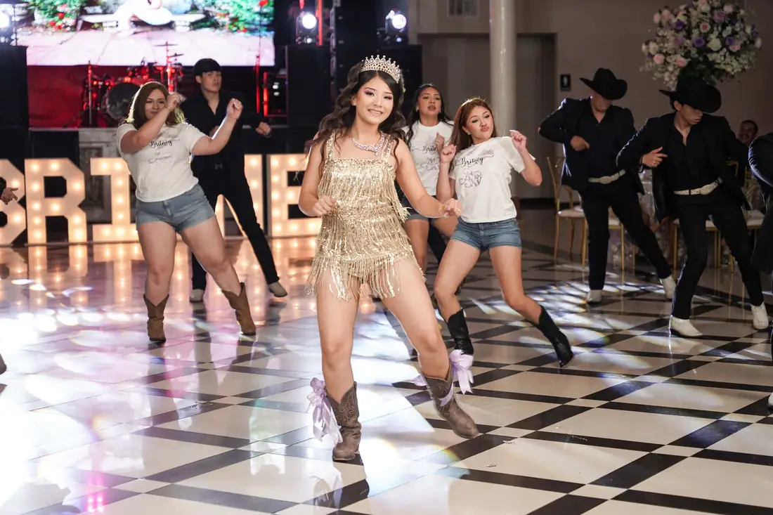 Surprise dance crew performance at The Grand Villa, Mission Texas